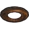 Ekena Millwork Lisbon Ceiling Medallion (Fits Canopies up to 7"), Hand-Painted Rust, 15 3/8"OD x 7"ID x 1"P CM15LIRUS - alternate 3